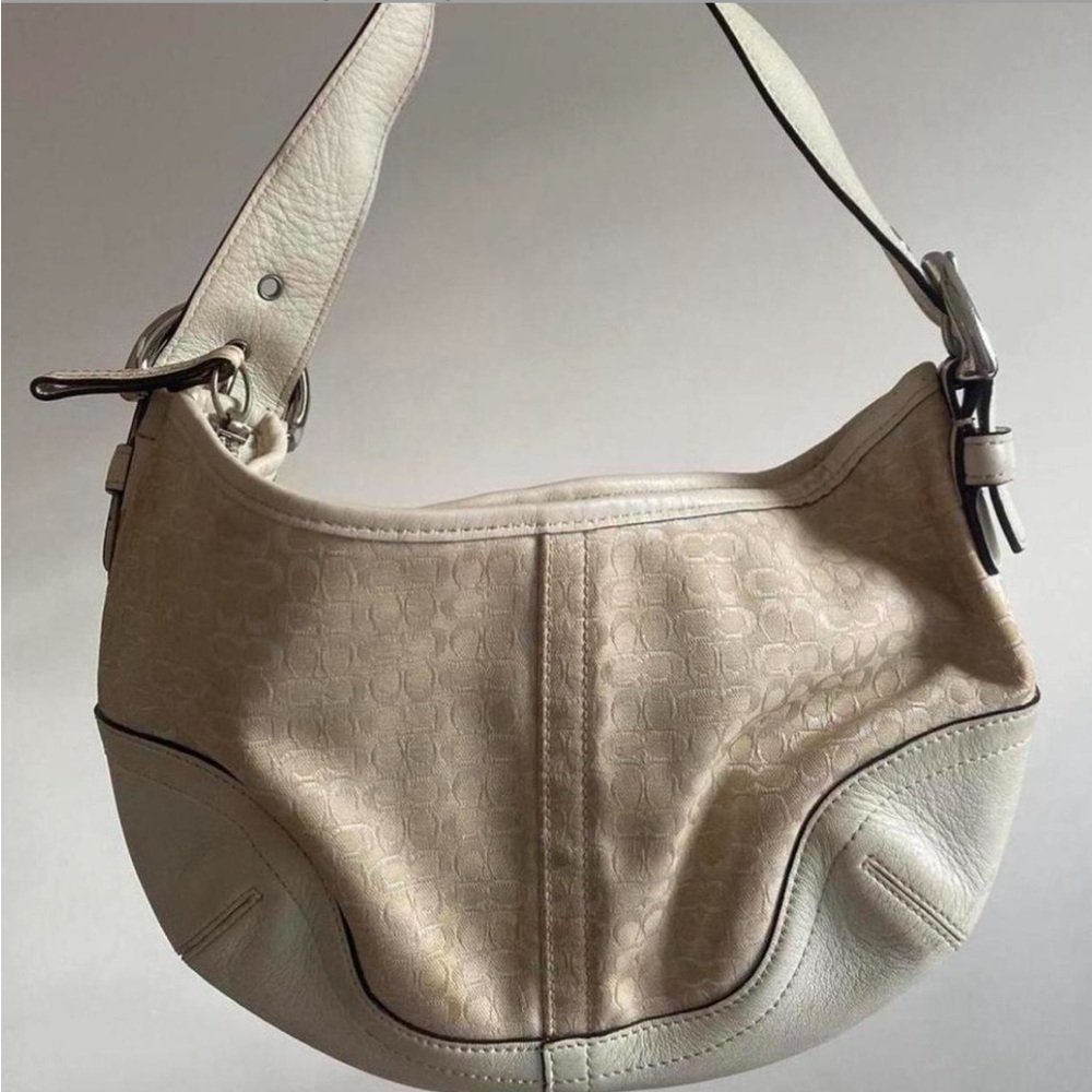 Coach Cream Hobo bag